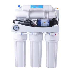 0.0001 Micron Stainless Steel Portable Water Purifier 5 Stages Reverse Osmosis Electric System Self Cleaning Smart Faucet Hotel