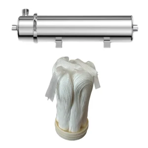 0.01 Micron Hollow Fiber UF Stainless Steel Manual Water Purifier for Home Drinking No Electricity No Waste Water Filtration