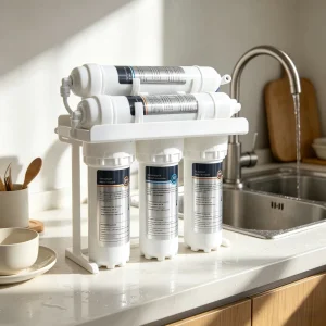 0.01 Micron UF Water Purifier 5 Stage Under Sink Smart Faucet Self Cleaning 100 GPD 24 Month Filter Plastic Hotel Household Use