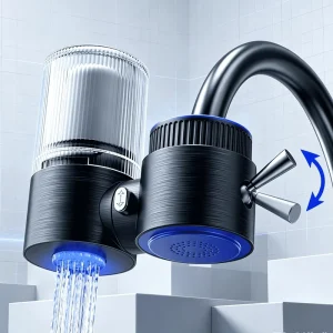 0.03 Micron Ceramic Faucet Water Filter Remove Chlorine Bacteria Tap Water Purifier Faucet Water Purifier
