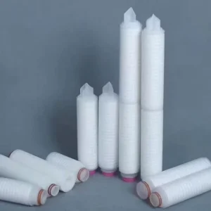 0.1 Micron 10-Inch Folding PP Membrane Filter Element for Wine and Beer Filtration