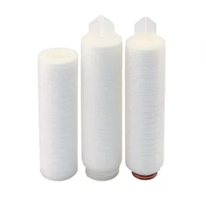 0.22/0.45 Micron Microporous Pleated PP Water Filter Cartridge with Fin End Caps