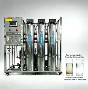 0.25T-1.0T/H RO Water Purification System Industrial Water Treatment Machine for School Restaurant Factory