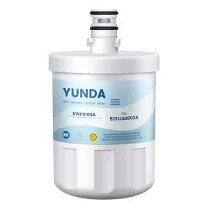 0.5 Micron Activated Carbon Refrigerator Water Filter Cartridge RWF0100A NSF Certified 6 Month Life