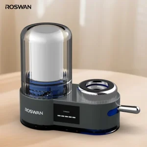 0.5 Micron Faucet Water Filter Ceramic Activated Carbon Kitchen Sink Tap-Mounted Water Purifier Clear Housing