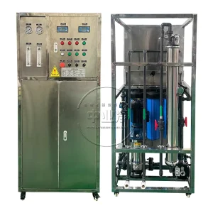 0.5 Ton Reverse Osmosis Water Treatment System Pressure Vessel Pump 500L/Hour 380V Groundwater Filtration