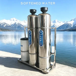 1-100 T Stainless Steel Water Softener Dual-Tank Dual-Valve Water Treatment Machine