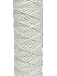 1-150 Micron 5-70inch PP Yarn Sediment Filter Cartridge with Pressure Vessel for Industrial Water Filtration