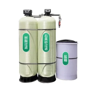 1 2 3 4 5 Tons Hard Water Scale Removal Equipment Commercial Household Water Softener Water Softener With FRP Tank SS304