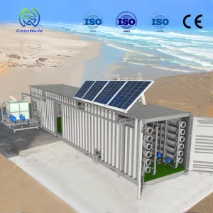 1-20 TPH Containerized Reverse Osmosis System and Pure Water Purification Filter Plant for Food and Beverage Plants