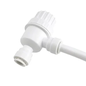 1/4″ 3/8″ Push-Fit Inline Water Filter, 50 Micron 304 SS Mesh Pre-Filter for RO Systems and Patio Misting