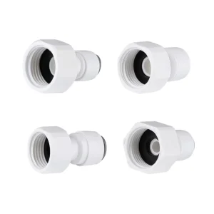 1/4 Inch Tube 1/2 Inch Female Thread Straight RO System Push Fit for Whole House Water Filtration System