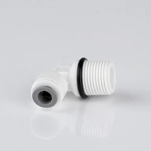 1/4 Inch and 3/8 Inch Male Thread Elbow Quick-Connect Fittings for Water Filter Purifiers