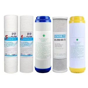 1 5 10 Micron 10 20 30 40 Inch PP Sediment Filter Cartridge