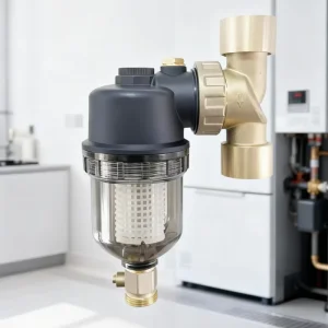 1 Inch Boiler Filter Hotel Use Automatic Magnetic Prefilter for Hydronic Heating System Brass Magnetic Separator
