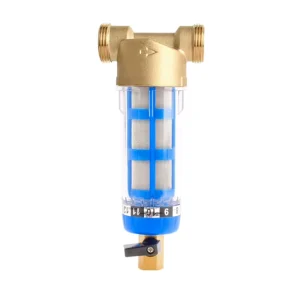 1 Inch With Scraper Brass Water Filter for Pre Treatment Reduction Burden Element Removes Impurities Enhances Water Quality