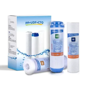 1 Micron 10″ X 2.5″ Whole House Sediment and Carbon RO System Water Filter Cartridge Replacement Sets