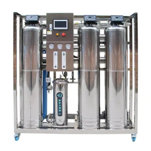 1 Ton Reverse Osmosis Water Filter Stainless Steel 304 316 Pump PLC Controlled Pressure Vessel 1000L Hour Industrial 1 Year