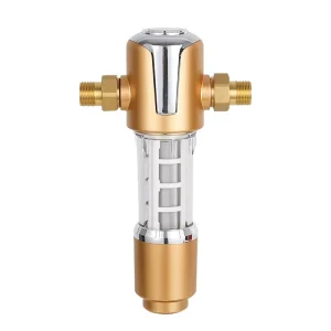 1″ and 3/4″ Professional Household Outdoor Use Intelligent Brass Sewage Backwash Spin-Down Water Filter