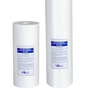 1 and 5 Micron 10 Inch Jumbo Spun Melt Blown PP Water Filter Cartridges for Restaurant Purification and Filtration in Hotels