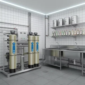 1.0T/H 0.25T/H Commercial RO Water Purifier Machine with PVC Pump