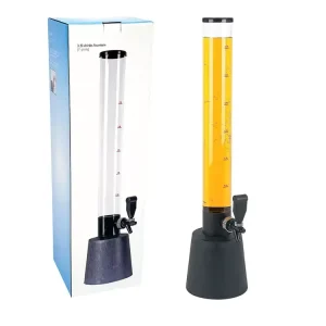 1.5 3L High Quality Modern Design Reusable Beer Tower Beer Drink Tower Beer Dispenser Bar Restaurant and Party Use