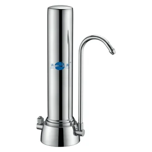 1.5 Micron Countertop Ceramic Stainless Steel Water Purifier for Kitchen Faucet Drinking