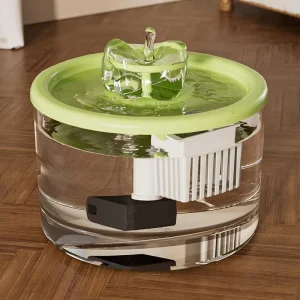 1.5L Automatic Indoor Cat Water Fountain with Filter and Anti-Slip Base