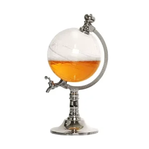 1.5L Commercial Plastic Globe Shape Beer Dispenser With Tap