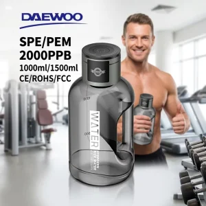 1.5L SPE PEM Molecular Hydrogen Water Pitcher Generator 2000ppb High-Purity H2 Water Kettle CE RoHS