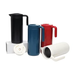 1.5L Stainless Steel Double Walled Vacuum Water Filter Pitchers Bottles With Lid