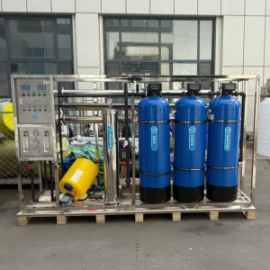 1.5TPH 1500L/H Industrial RO System Reverse Osmosis Water Treatment Machine with 304 Stainless Steel Pressure Vessel