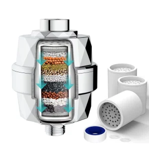 10 15 20 Stage Filtered Shower Filter Replacement Shower Head Filter Cartridges for Hard Water Reduces Chemicals and Chlorine