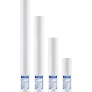 10 20 30 40 Inch 1 5 Micron String Wound Polypropylene Filter Cartridge for Whole House Water Filtration System