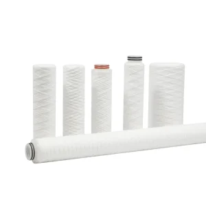 10 20 30 40 Inch 5 Micron PP Yarn Filter Cartridge Sediment String Wound Polypropylene Water Filter Cartridge