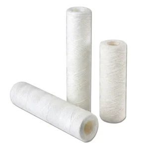10 20 30 40 Inches 1 5 10 Micron Polypropylene Wire Wound Water Filter Element for Sediment Filtration