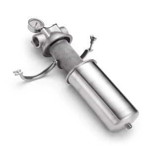 10″ & 20″ Domestic& Industrial Use 304 &316 Stainless Steel Housing High Pressure Prefilter Liquid Treatment System Water Filter
