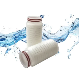 10 20 Inch 5 Micron PP PTFE PES Sediment Pleated Filter Cartridge for RO Systems