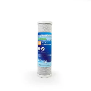 10/20-Inch Alkaline Mineralization pH 7.5-9.5 Water Filter Carbon Block Cartridge for Household and Industrial Water Purification