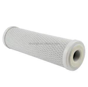 10/20 Inch CTO Water Filter Cartridge Premium Activated Carbon Block 0.5 Micron Water Filter