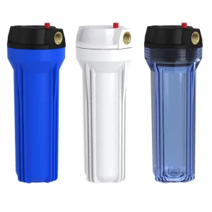 10/20 Inch Clear Water Filter Housing with Brass Thread