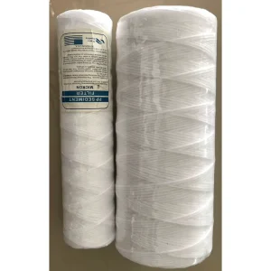 10 20 Inch Polypropylene Yarn Sediment Wound Reverse Osmosis Filter Cartridges 1-10um Pore Sizes for Home Farm Use