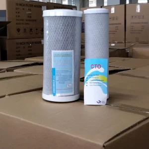 10-40 Inch CTO Carbon Filter High Iodine Value Compressed Carbon Rod Water Filter Block for Odor