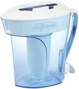10-Cup 5-Stage Water Filter Pitcher IAPMO Certified Improve Tap Water Taste Reduces Lead PFOA PFOS Increase PH