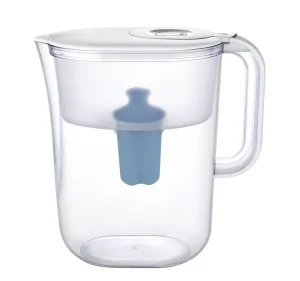 10-Cup Water Pitcher Purifier with Long-Life Filter for Chlorine, Heavy Metal, and Bacteria Filtration