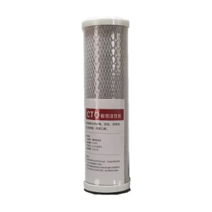 10 Inch 5 Micron Activated Carbon Block Water Filter Cartridge