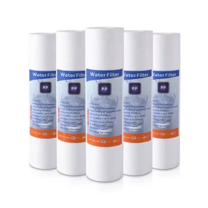 10 Inch 5 Micron PP Polypropylene Sediment Filter Cartridge for Water Filter or Purifier