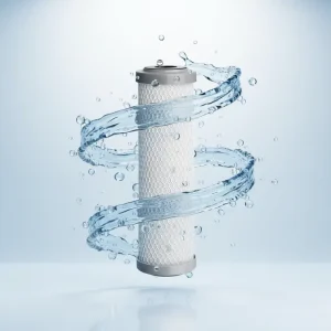 10 Inch Activated Carbon Block Replacement Water Filter Cartridge for Household Electric Reverse Osmosis Systems