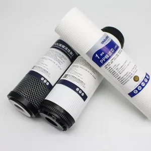 10 Inch Activated Carbon Filter Cartridge Water Purifier for Household & Hotel Use 1.0 Micron Highly Efficient