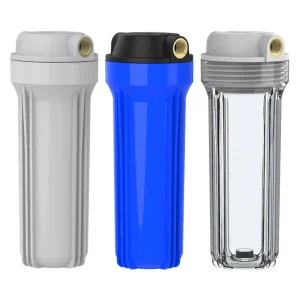 10-Inch Blue Transparent Filter Housing for Reverse Osmosis Water Treatment